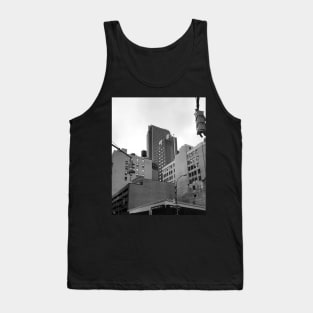 Black and White New York Skyline Tank Top